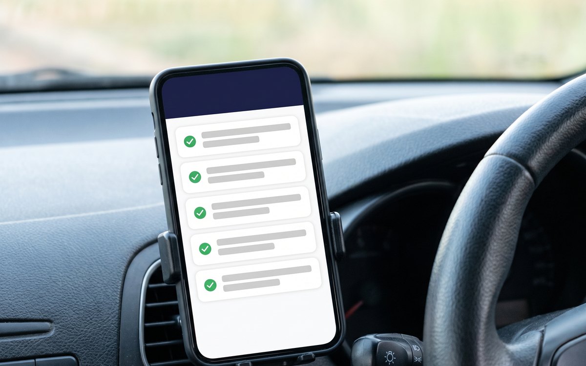 Suivi des transmissions sur l'application mobile